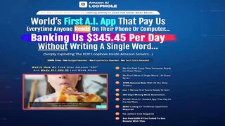 Amazon AI Loophole Review - Earn $345 Per Day With Amazon