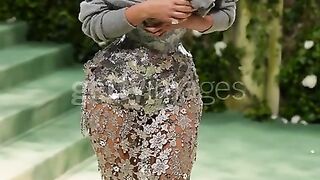 Kim Kardashian arrives at The 2024 Met Gala Celebrating "Sleeping Beauties: Reawakening Fashion" a