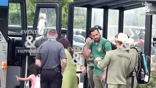 Viral Video _ Pakistan Cricket Team with Families in USA.