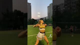 cheerleaders have  dance battle / tiktok