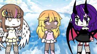 Money of love ?!❤️???? // who is the real angel ?! gacha//#gachalife // #gachamemes // #gachalifememes