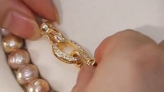 DIY Colorful Baroque Pearl Bracelet _ Bracelet Tutorial.