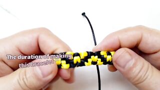 I made 50 in one day and sold them all ????????_Easy flower bracelet tutorial ????????????????.