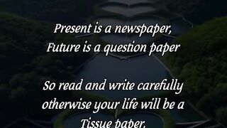 Past is waste paper