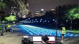He Created a QR Code with Drones ???? (@thatdroneshowguy)