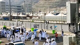 ???? Hottest day in Mina #mecca #hajj #