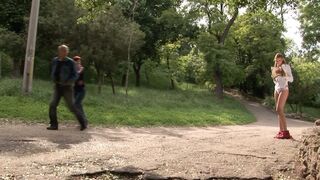 Prank Skirt Down Park Funny Reactions Skirt Down Park Prank