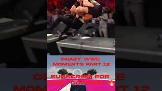crazy WWE moments