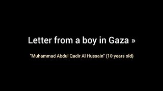 Letter from a boy in Gaza| free Palestine | all eyes on rafah ????