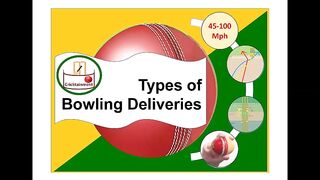 Types of Bowling Deliveries