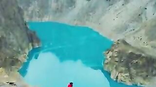 View of Ataabad lake