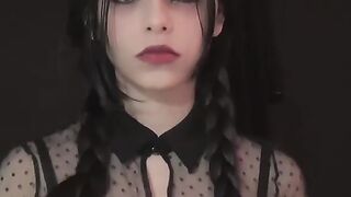Viral TikTok Dance???????? #merlinaaddams #netflix #wednesday #fyp #merlina