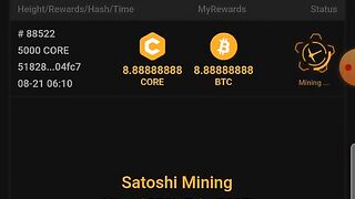 Miner App For Satoshi - Core Mining Get 100k hash Link In Description