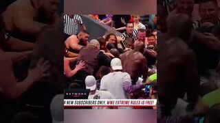 Roman Reigns and Bobby Lashley crazy brawl