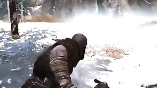 معركة كريتوس god of war 4 الجزء الثاني