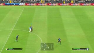 A wonderful goal for Inter Milan from outside the box PES