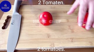 Just add eggs to 2 tomatoes! Quick breakfast in 5 minutes. Budget recipes!!????????????