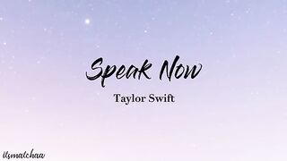 Speak Now - Taylor Swift (Lyrics Video)(360P).