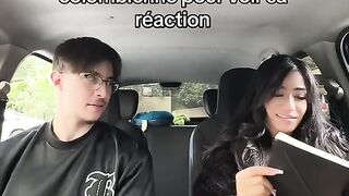 Je baisse mon siège devant ma pote colombienne pour voir sa réaction