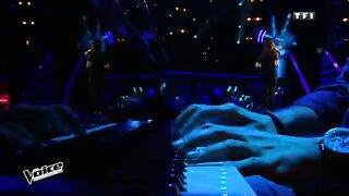 Michel Legrand – Les moulins de mon coeur  Hiba Tawaji  The Voice France 2015  Blind Audition