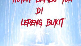 Hutan bambu di lereng bukit