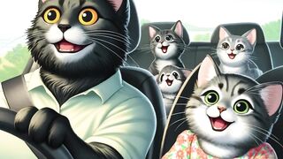 cat faimily car crash /Cat's Nine Lives Tested: Family Endures Traumatic Car Accident