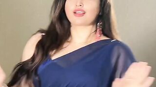 Zubi dubi zubi dubi blue saree fashion Bollywood fashion
