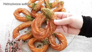 çıtır çıtır tulumba tatlısı