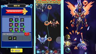 Epic Space Shooter F1:Unlocking Plume & Defeating Boss 68|Boss Mode Gameplay by Celarosh Gaming