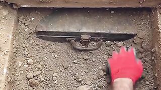 The man found treasure
