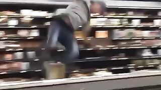 Mad people  in store