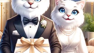 kitty got surprise her birthday/Birthday Purr-Surprise: Kitty Unwraps the Best Gift Ever!