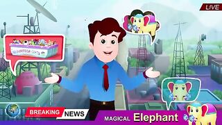 The Magical Elephant - Narrative Story - ChuChu TV Police Fun Cartoons for Kids.