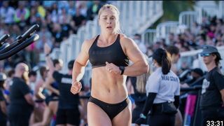 Elite women row swim run 2024 wodapalooza