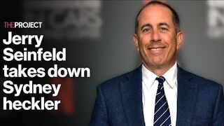 Jerry Seinfeld takes down pro-Palestine heckler at Sydney show