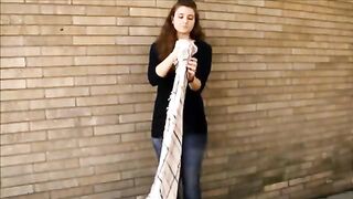 Clothing Cove University_ How To Turn A Long Scarf Into Vest(360P).