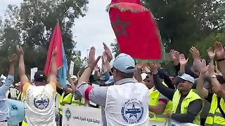 #الاحتجاجات متواصله بالطرق السيارة بالمغرب #الاحتقان يعود من جديد#اكسبلور