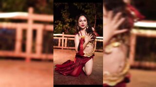 Indian Star Girl Ojasvi Verma Belly Dance