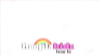 How to Draw Simple Landscape Picture _ Glitter Painting for Kids _ HooplaKidz How To.