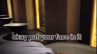 Okay put your face in it????????