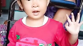 My daughter is with her grandmother