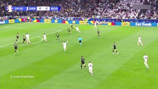 Summary of the match between Germany and Scotland