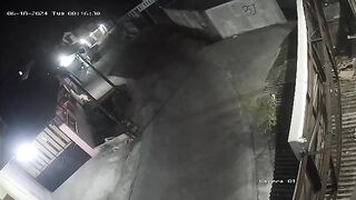 Thief caught on CCTV camera