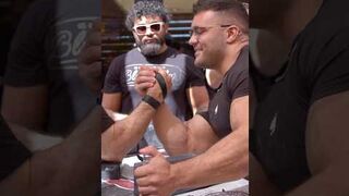 Arm Wrestling Adam The Bodybuilder Bully vs James English