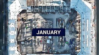 NEW EVERTON STADIUM 2023 TIMELAPSE! #everton #premierleague #football #stadium.