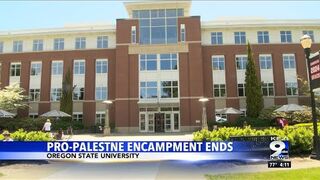 Pro-Palestine Encampment at OSU ends