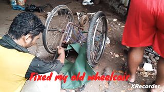 The old wheelchair