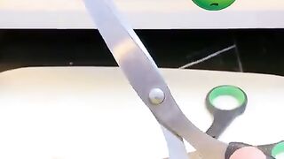 How to remove rust and sharpen scissors
