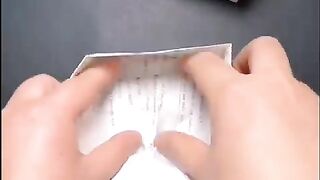 Make an ashtray out of paper