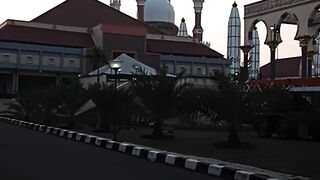 Central java the great mosque tower